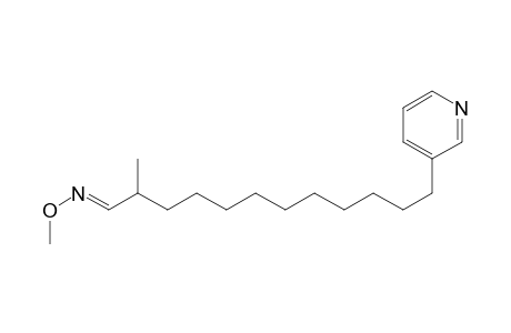 (E)-methoxy-[2-methyl-12-(3-pyridyl)dodecylidene]amine