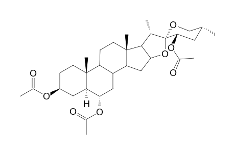 3.beta.,6.alpha.,23.beta.-triacetoxyhainangenin