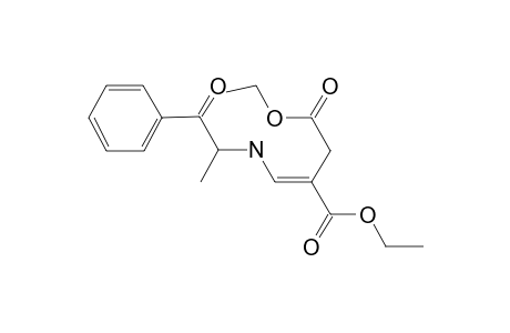 (+-)-N-(propiophenone-2-yl)-2',3'-diethoxycarbonyl-1'-propenylamine