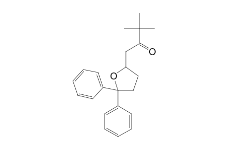 1-(5,5-Diphenyltetrahydro-2-furanyl)-3,3-dimethyl-2-butanone