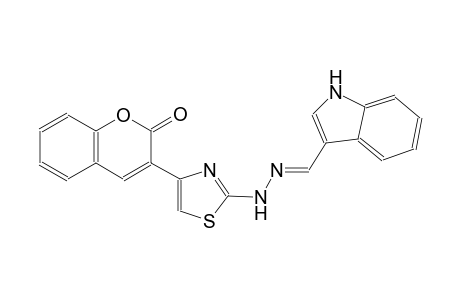2-[2-(3-benzopyrrolylmethylene)hydrazino]-4-(2-cromon-3-yl)thiazole