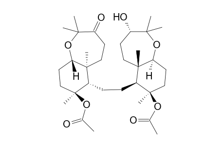 21-Deacetyl-10-acetoxy-4-oxo-28-hydro-raspacionin