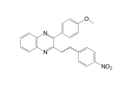 3-(p-methoxyphenyl)-2-(p-nitrostyryl)quinoxaline