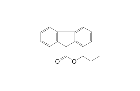 9H-Fluorene-9-carboxylic acid, propyl ester