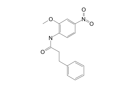 Benzenepropanamide, N-(2-methoxy-4-nitrophenyl)-