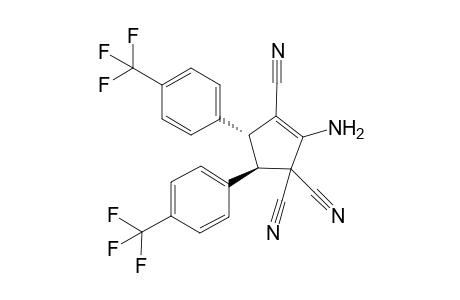 2-Amino-1,3,3-tricyano-trans-4,5-di (4-trifluoromethylphenyl)-1-cyclopentene