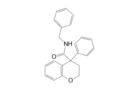 N-benzyl-2,3-dihydro-4-phenyl-4H-1-benzopyran-4-carboxamide