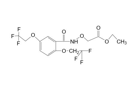 {[2,5-BIS(2,2,2-TRIFLUOROETHOXY)BENZAMIDO]OXY}ACETIC ACID, ETHYL ESTER