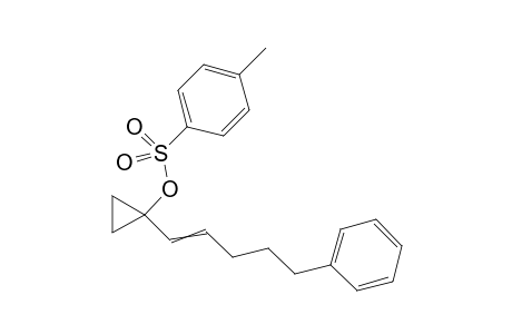 1-(5-phenylpent-1-enyl)cyclopropyl 4-methylbenzenesulfonate