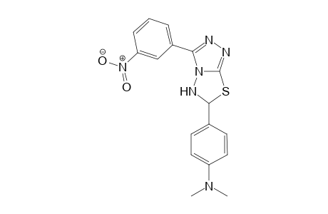 5-[p-(N,N-Dimethylamino)phenyl]-8-(m-nitrophenyl)-1,2,7-triaza-4-thiabicyclo[3.3.0]octa-2,8(1)-diene