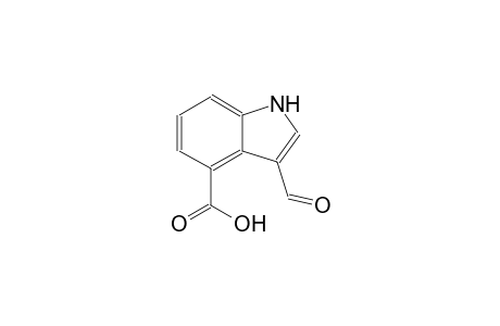 1H-indole-4-carboxylic acid, 3-formyl-