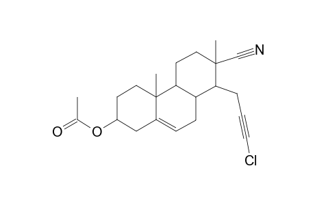 des-D-3-Acetoxy-14-(3-chloroprop-2-yn-1-yl)-17-cyanoandrost-5-ene