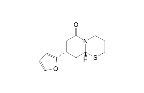 (8R,9aR)-8-furan-2-yl-3,4,7,8,9,9a-hexahydro-2H-pyrido[6,1-b][1,3]thiazin-6-one