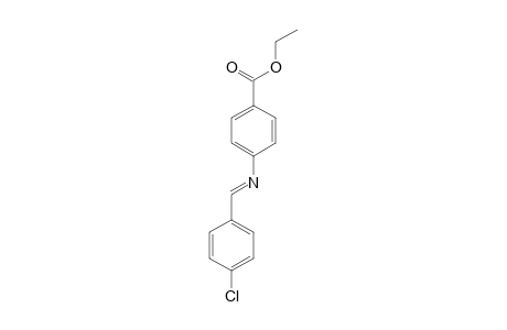 p-[(p-chlorobenzylidene)amino]benzoic acid, ethyl ester