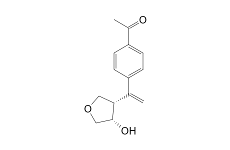 (3S,4S)-4-[1-(4-Acetyphenyl)ethenyl]-tetrahydro-3-furanol