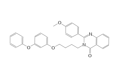 2-(4-methoxyphenyl)-3-[4-(3-phenoxyphenoxy)butyl]-4(3H)-quinazolinone