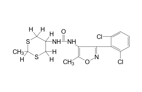 1-[3-(2,6-dichlorophenyl)-5-methyl-4-isoxazolyl]-3-(2-methyl-m-dithian-5-yl)urea