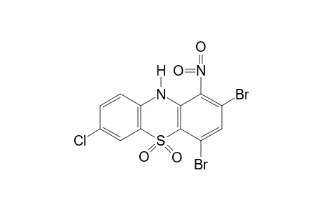 7-chloro-2,4-dibromo-1-nitrophenothiazine, 5,5-dioxide