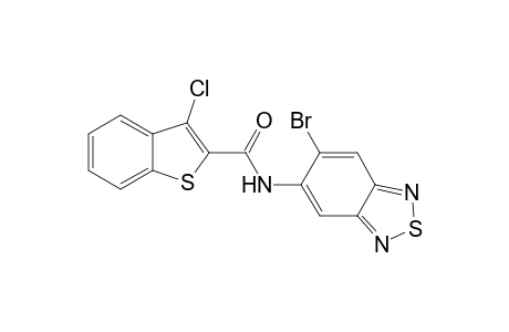N-(6-Bromo-2,1,3-benzothiadiazol-5-yl)-3-chloro-2-thianaphthenecarboxamide