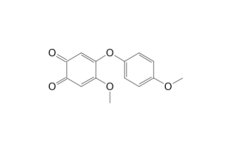 4-Methoxy-5-(4-methoxyphenoxy)-1,2-benzoquinone