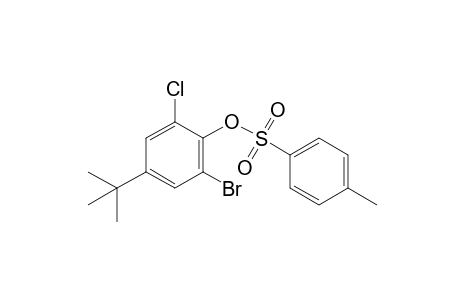 2-bromo-4-tert-butyl-6-chlorophenol, p-toluenesulfonate