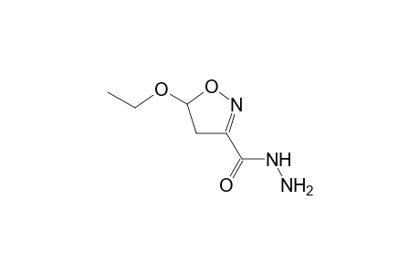 3-isoxazolecarboxylic acid, 5-ethoxy-4,5-dihydro-, hydrazide