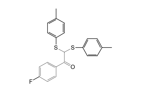 (p-fluorophenyl)glyoxal, 1-(di-p-tolyl mercaptal)