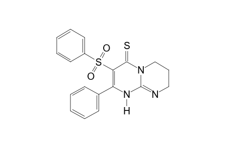 3,4-dihydro-8-phenyl-7-(phenylsulfonyl)-2H-pyrimido[1, 2-a] pyrimidine-6(9H)-thione