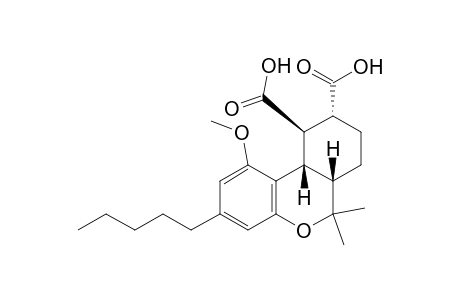 (6aS,9R,10R,10aS)-1-Methoxy-6,6-dimethyl-3-pentyl-6a,7,8,9,10,10a-hexahydro-6H-benzo[c]-chromene-9,10-dicarboxylic acid