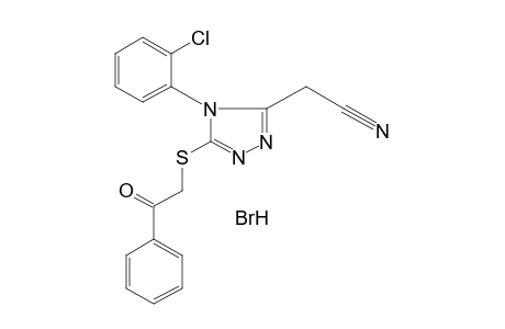 4-(o-chlorophenyl)-5-(phenacylthio)-4H-1,2,4-triazole-3-acetonitrile, monohydrobromide