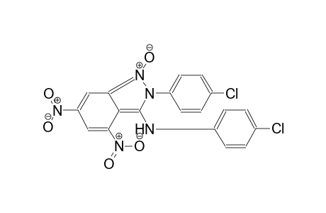 2H-indazol-3-amine, N,2-bis(4-chlorophenyl)-4,6-dinitro-, 1-oxide