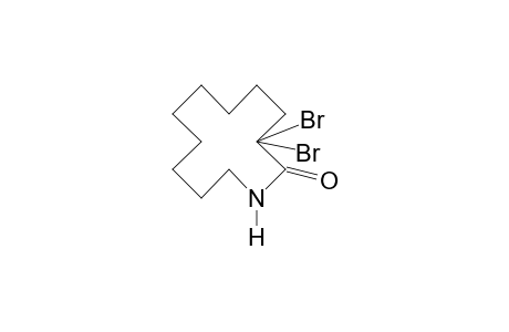 3,3-dibromoazacyclododecane-2-one