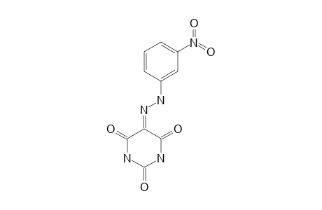 5-(META-NITROPHENYL)-AZO-PYRIMIDINE-(1H,3H,5H)-2,4,6-TRIONE;LACTAM/LACTIM-ENOL-HYDRAZONE