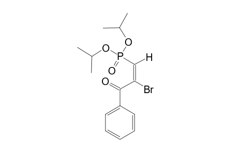 (E)-2-BROM-3-OXO-3-PHENYL-1-PROPENYL-PHOSPHONSAEUREDIISOPROPYLESTER