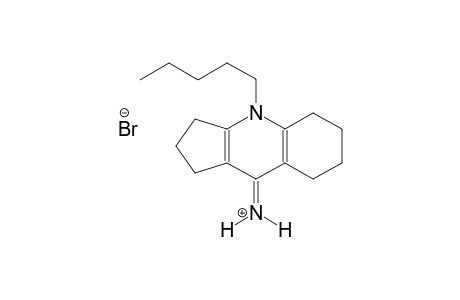 9H-cyclopenta[b]quinolin-9-iminium, 1,2,3,4,5,6,7,8-octahydro-4-pentyl-, bromide