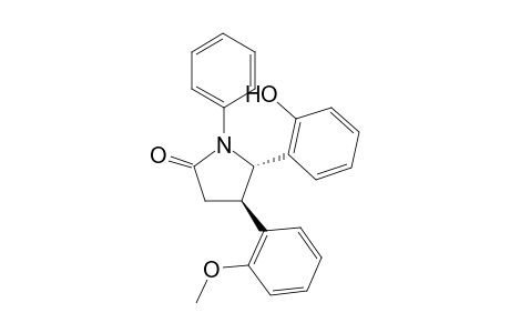 (4R,5S)-5-(2-Hydroxyphenyl)-4-(2-methoxyphenyl)-1-phenylpyrrolidin-2-one