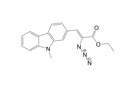 Ethyl .alpha.-Azido-.beta.-[2-(9-methyl)carbazoyl]acrylate