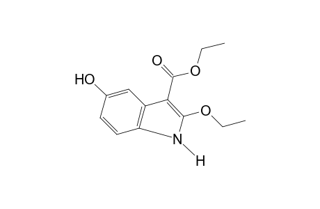 2-ethoxy-5-hydroxyindole-3-carboxylic acid, ethyl ester