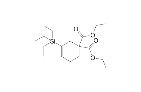 Diethyl 3-(triethylsilyl)cyclohex-3-ene-1,1-dicarboxylate