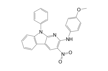 2-(4-Methoxyphenylamino)-3-nitro-9-phenyl-9H-pyrido[2,3-b]indole