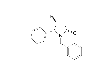 trans-1-Benzyl-4-fluoro-5-phenylpyrrolidin-2-one