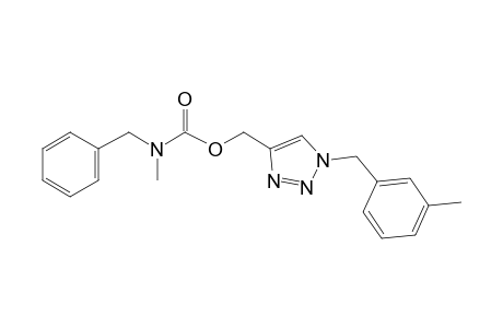 [1-(3-Methylbenzyl)-1,2,3-triazol-4-yl]methyl benzyl(methyl)carbamate