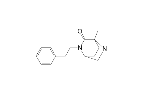 4-Methyl-2-phenethyl-2,5-diazabicyclo[2.2.2]octan-3-one