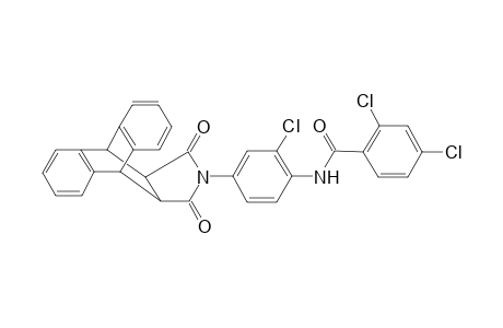 2,4-dichloro-N-(2-chloro-4-(12,14-dioxo-11,12,14,15-tetrahydro-9H-9,10-[3,4]epipyrroloanthracen-13(10H)-yl)phenyl)benzamide