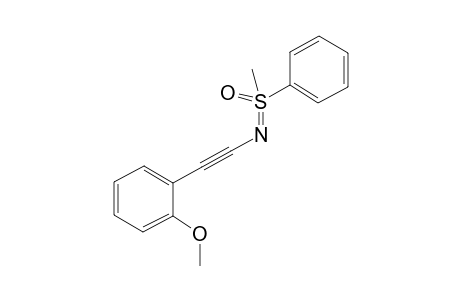 N-(2-Methoxy-phenylethynyl)-S-methyl-S-phenylsulfoximine