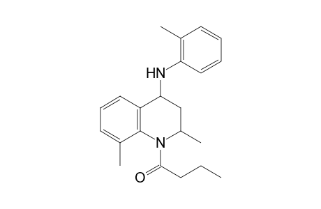 N-(1-Butyryl-2,8-dimethyl-1,2,3,4-tetrahydro-4-quinolinyl)-N-(2-methylphenyl)amine