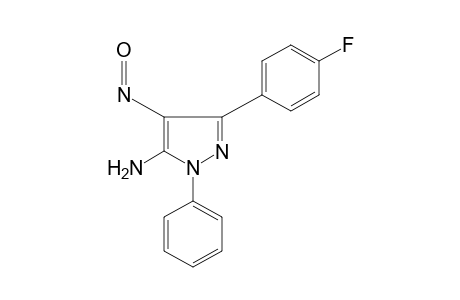 5-amino-3-(p-fluorophenyl)-4-nitroso-1-phenylpyrazole