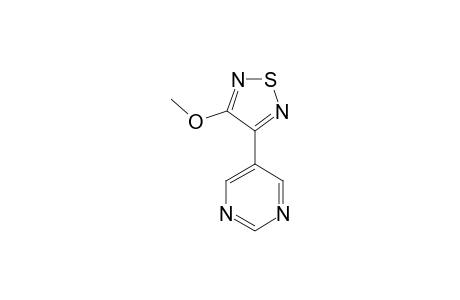 5-(4-METHOXY-[1,2,5]-THIADIAZOL-3-YL)-PYRIMIDINE