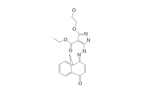 BICYCLO-[4.4.1]-UNDECA-3,6,8,10-TETRAEN-2,5-DION-2-(4-ETHOXYCARBONYL-3-(2'-HYDROXYETHOXY)-1H-PYRAZOL-5-YL)-HYDRAZONE