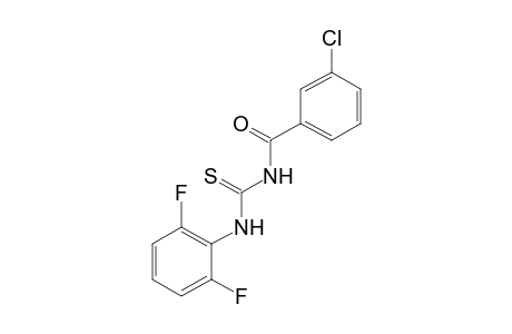 1-(m-chlorobenzoyl)-3-(2,6-difluorophenyl)-2-thiourea